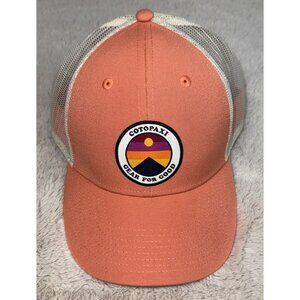 COTOPAXI Peach Orange Sunny Side Trucker Hat Cap One Size Adjustable